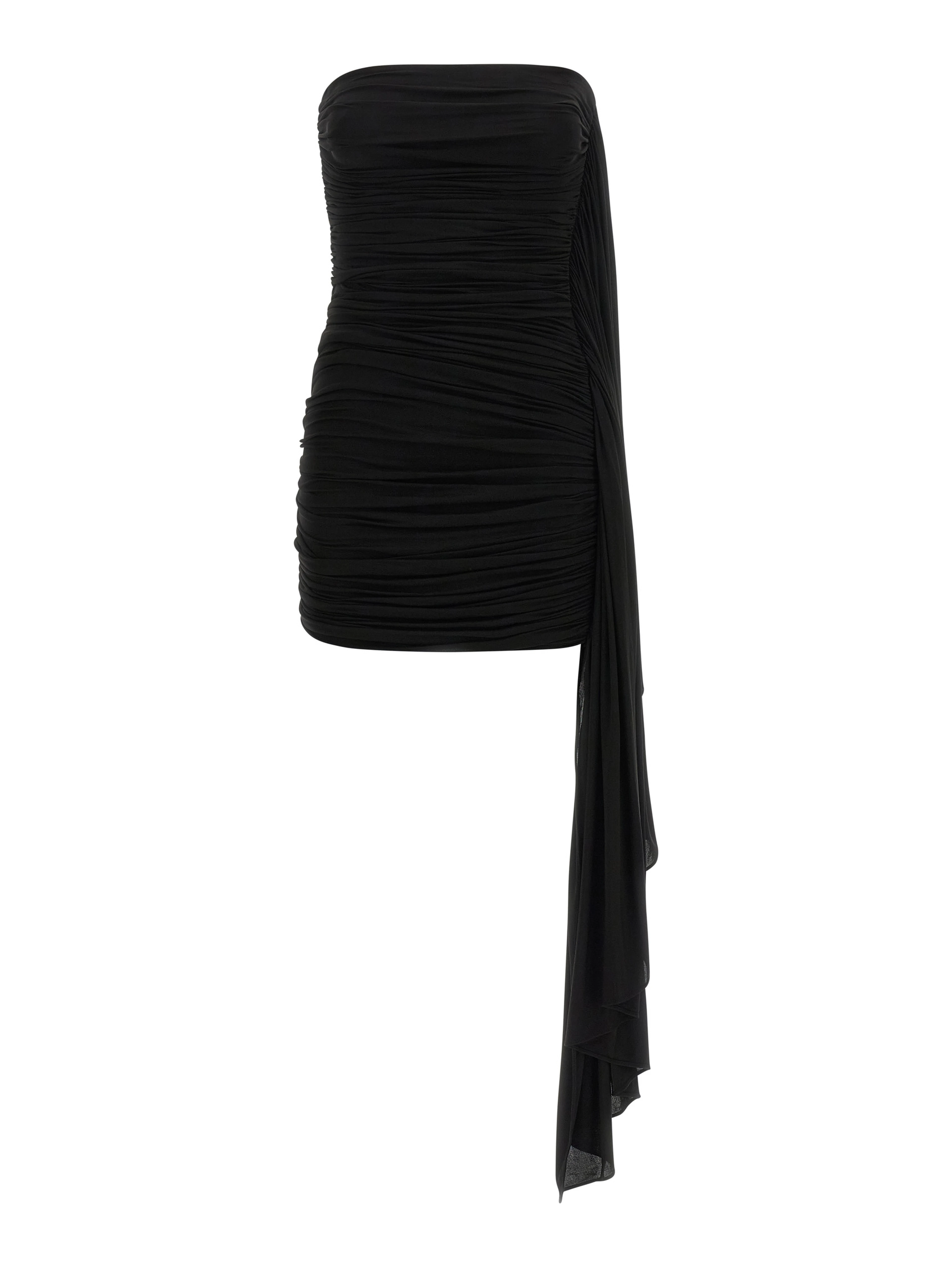 Black Copper Short Dress