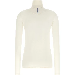 White Polyester Cardigan