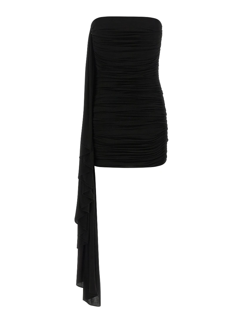 Black Copper Short Dress