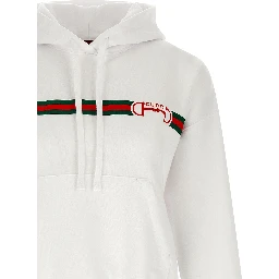 White Cotton Hoodie