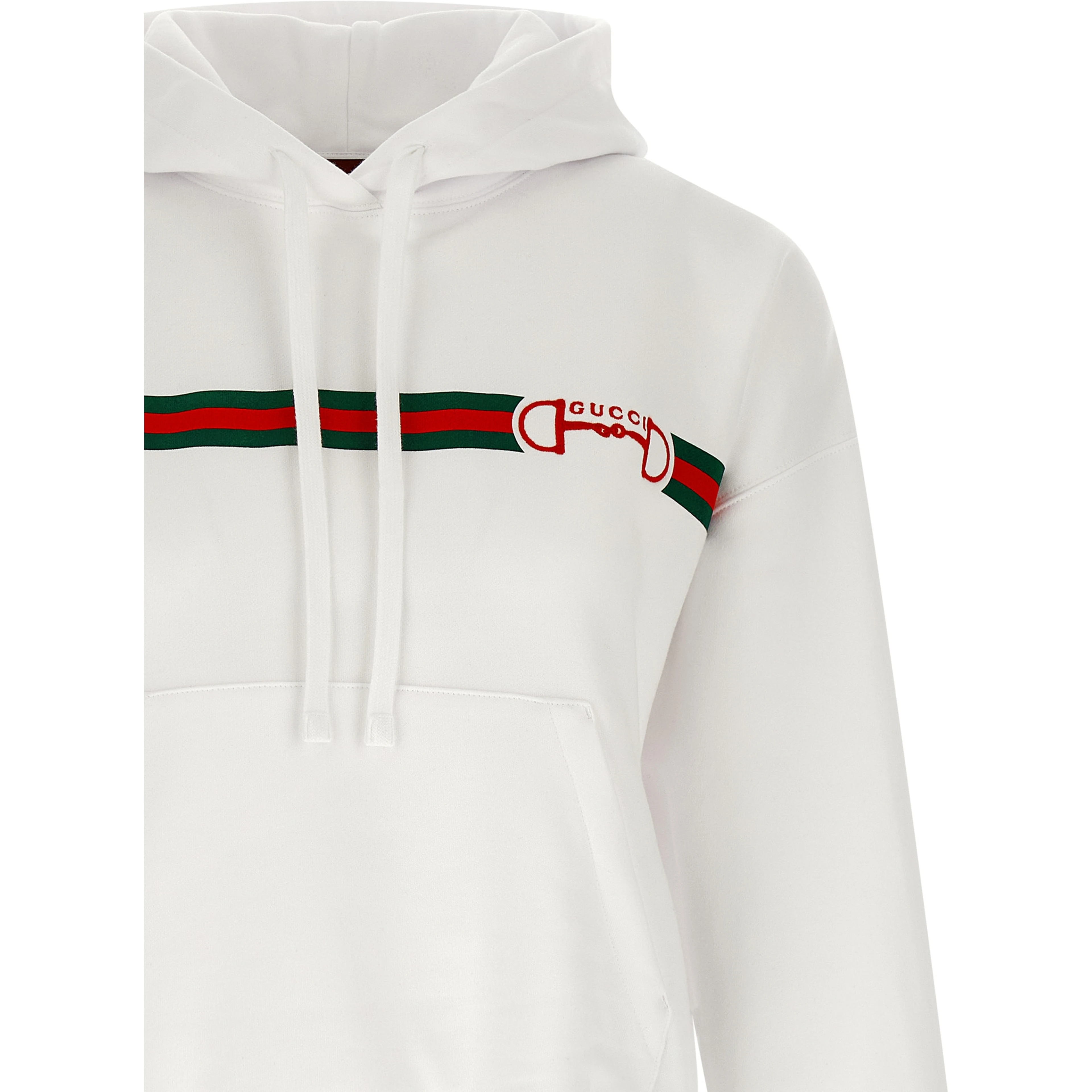 White Cotton Hoodie