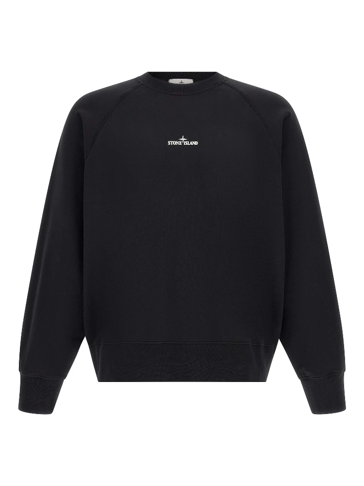 Black Cotton Sweatshirt