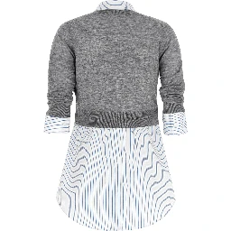 Gray Wool Blouse