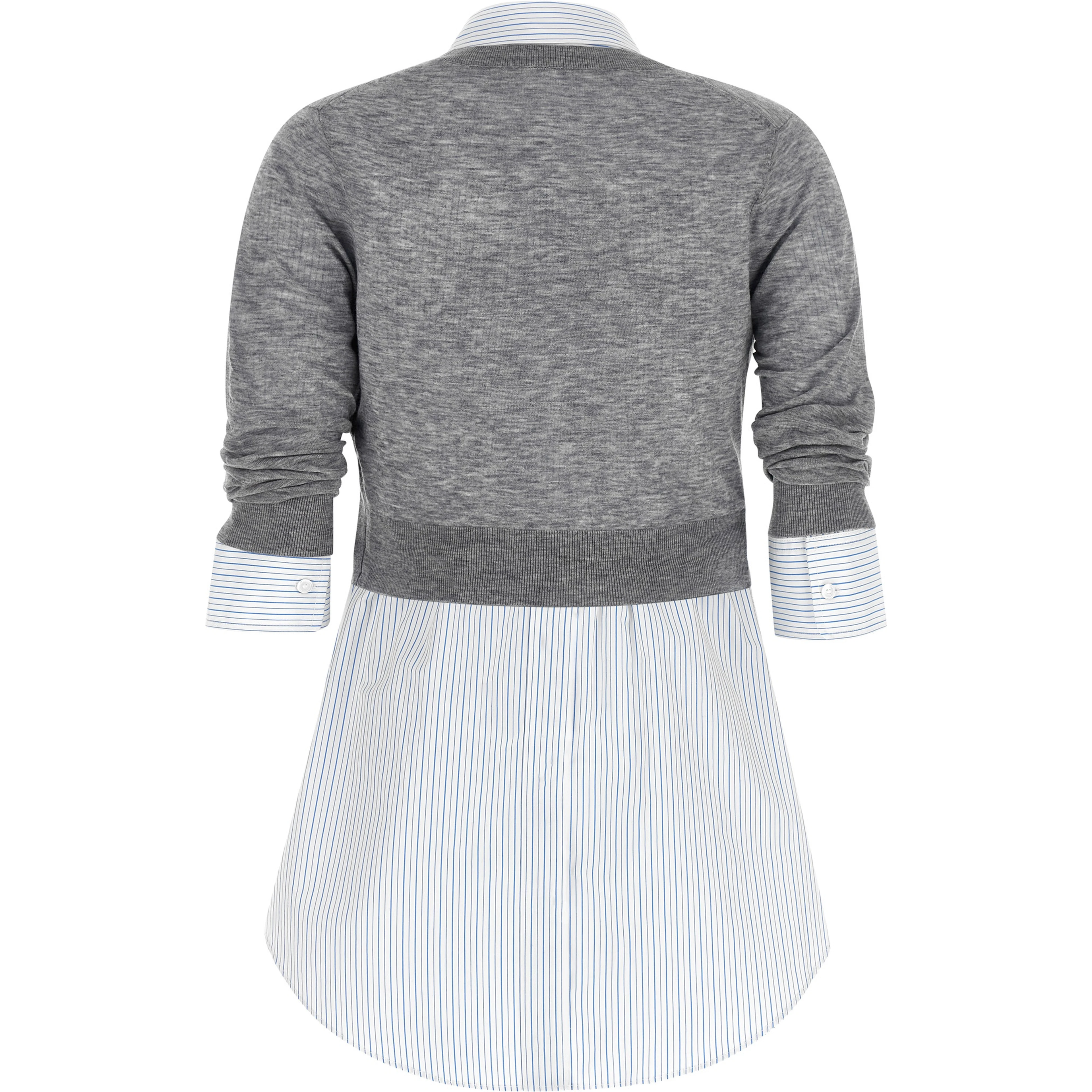 Gray Wool Blouse