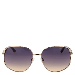 Rose Gold Metal Sunglasses