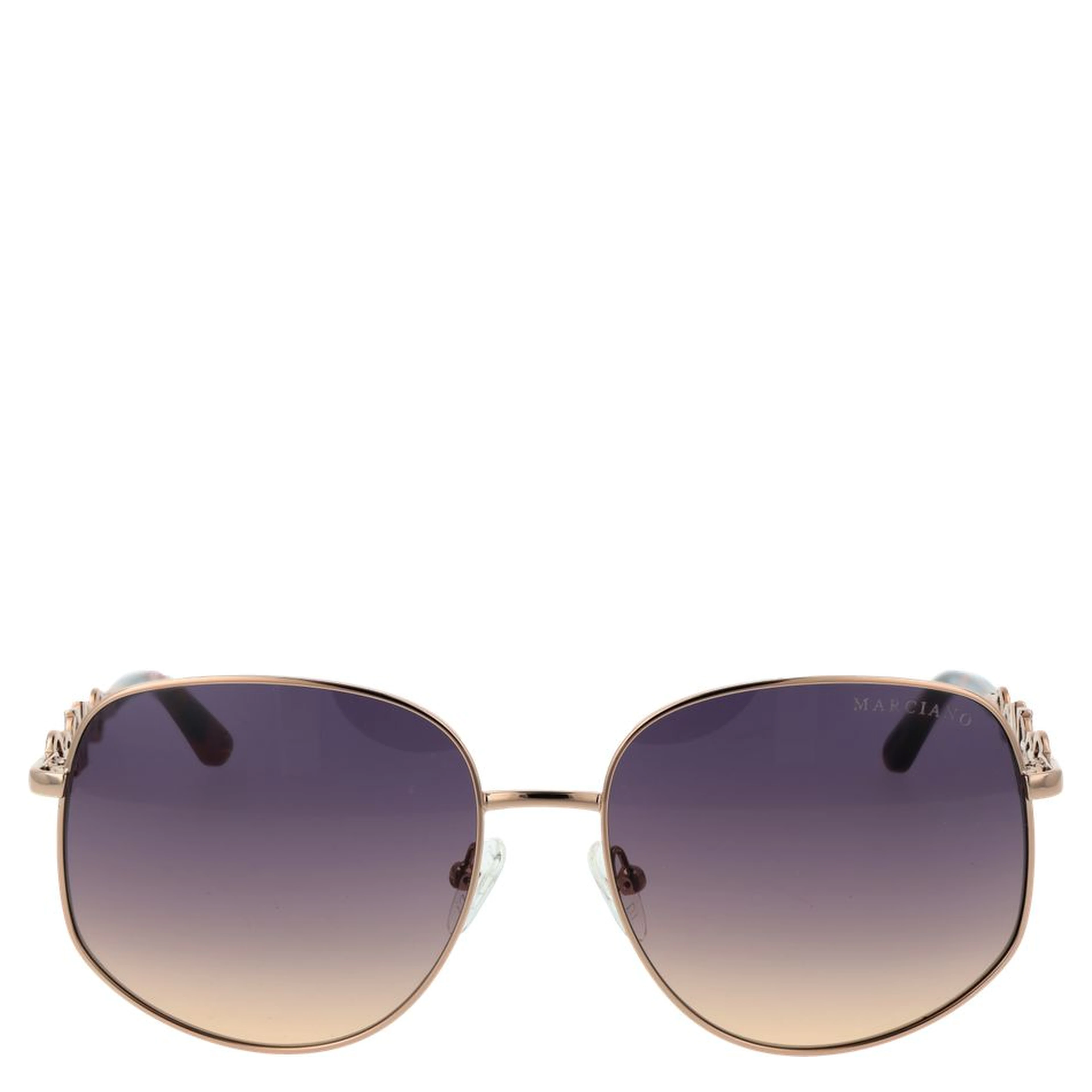 Rose Gold Metal Sunglasses