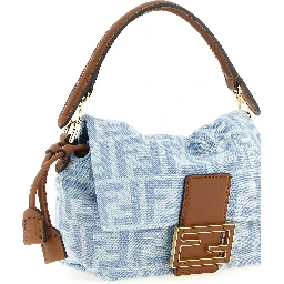 Blue Cotton Handbag
