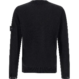 Black Virgin Wool Cardigan