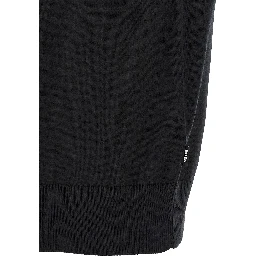 Black Virgin Wool T-Shirt