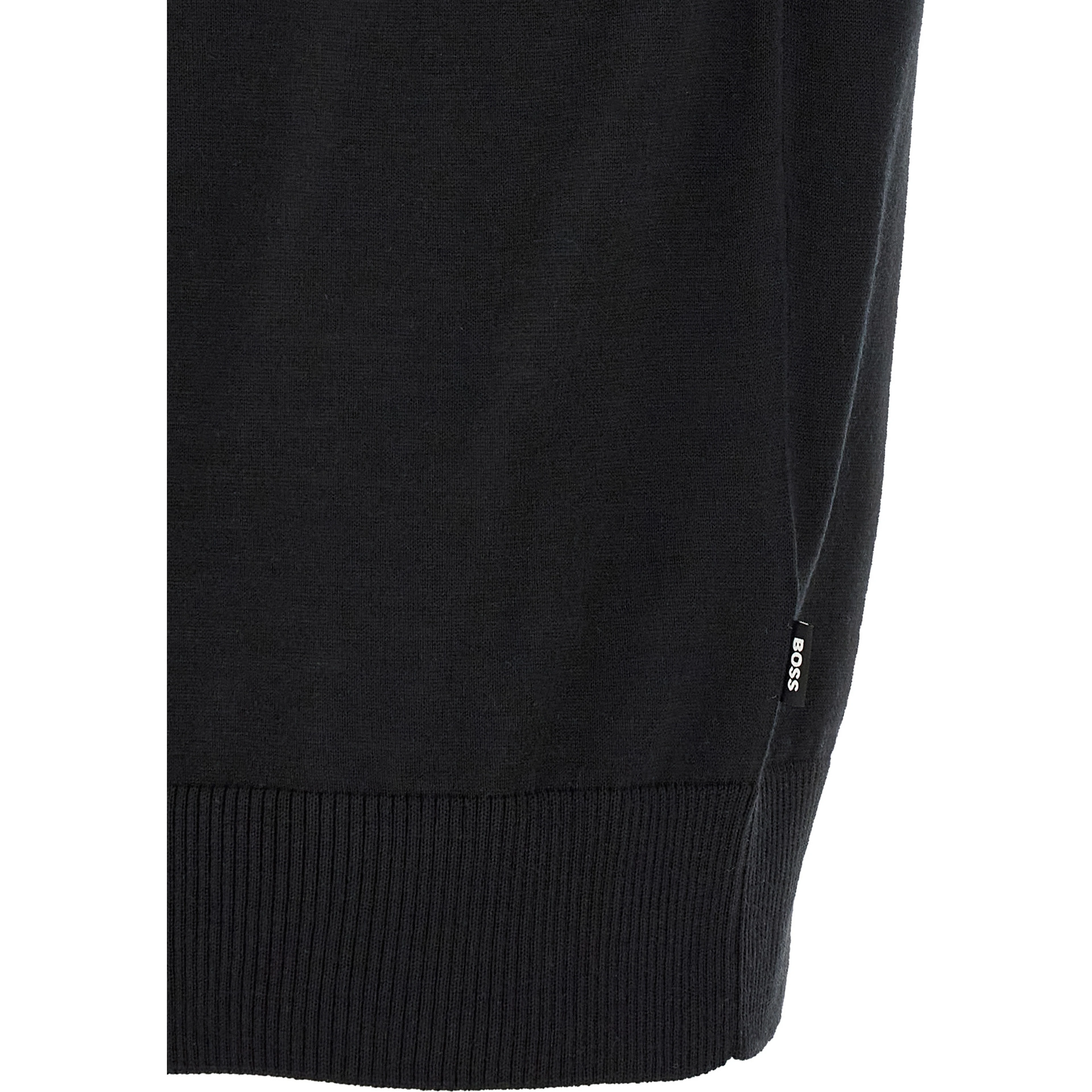 Black Virgin Wool T-Shirt