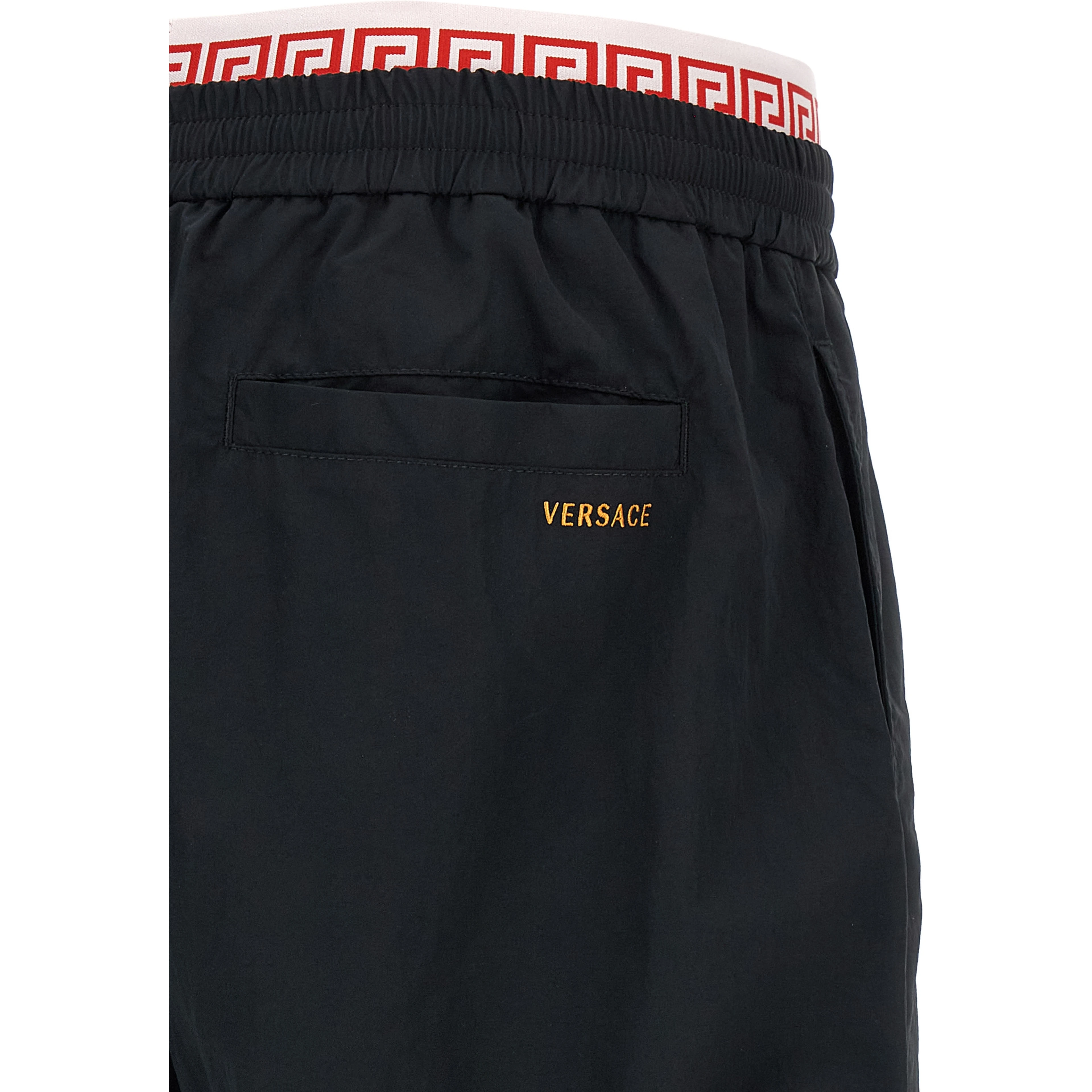 Black Polyamide Joggers (Workout Pants)
