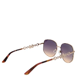 Rose Gold Metal Sunglasses