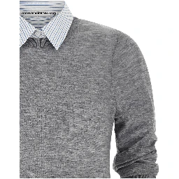 Gray Wool Blouse