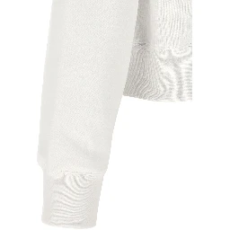 White Cotton Hoodie