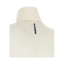 White Polyester Cardigan