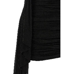 Black Copper Short Dress
