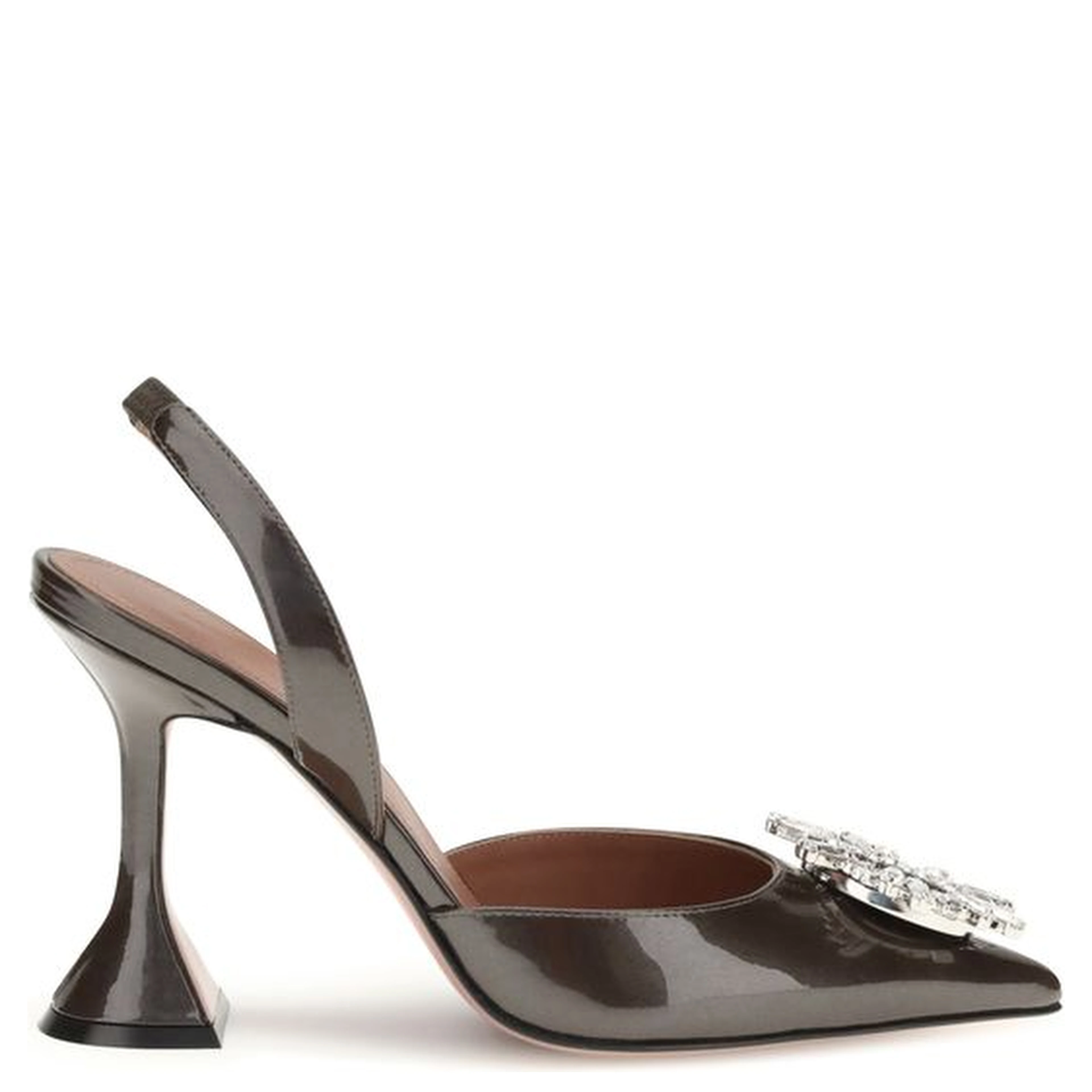 Brown Calf Leather Bos Taurus High Heel Pumps