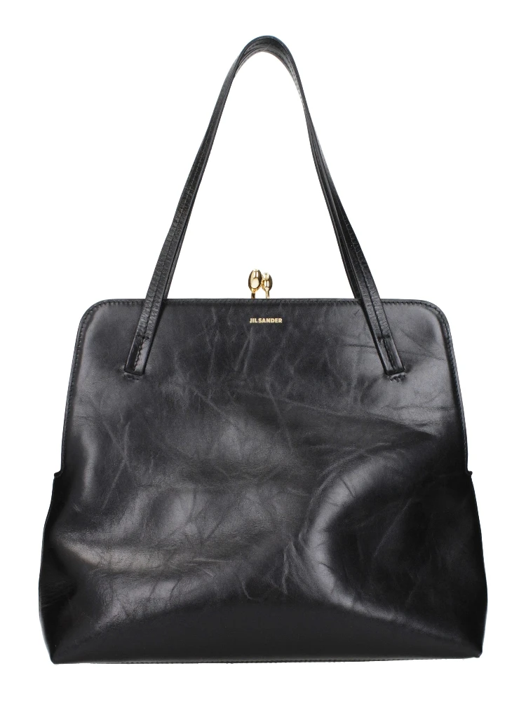 Black Leather Shoulder Bag