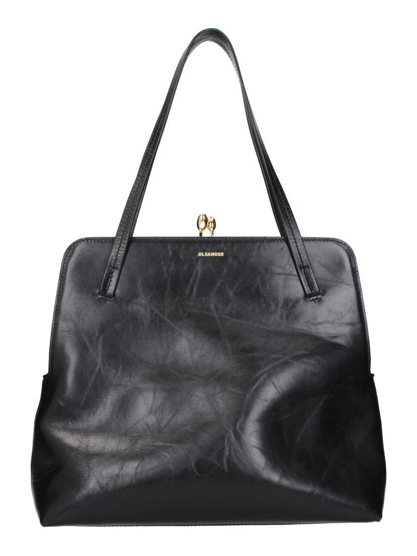 Black Leather Shoulder Bag