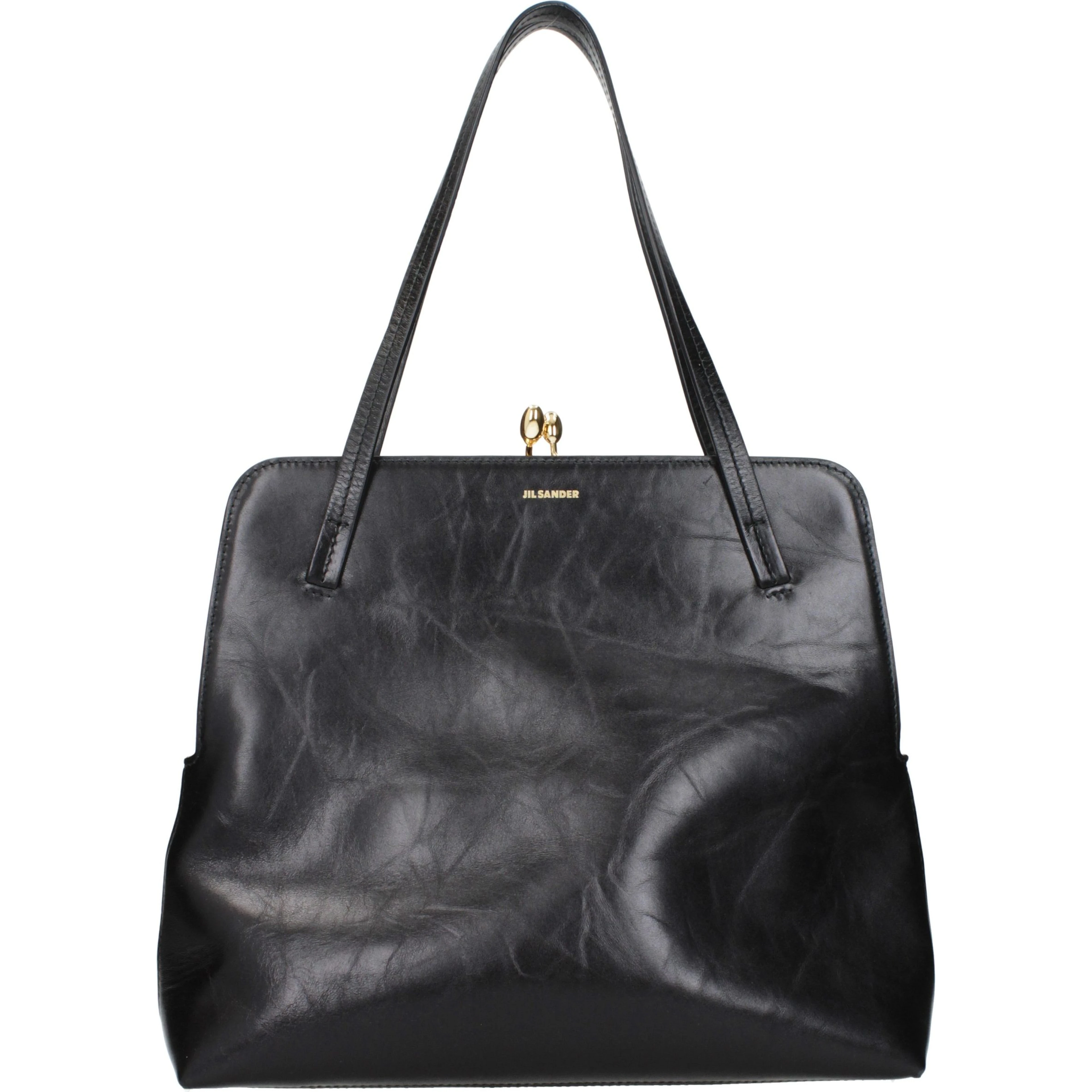 Black Leather Shoulder Bag
