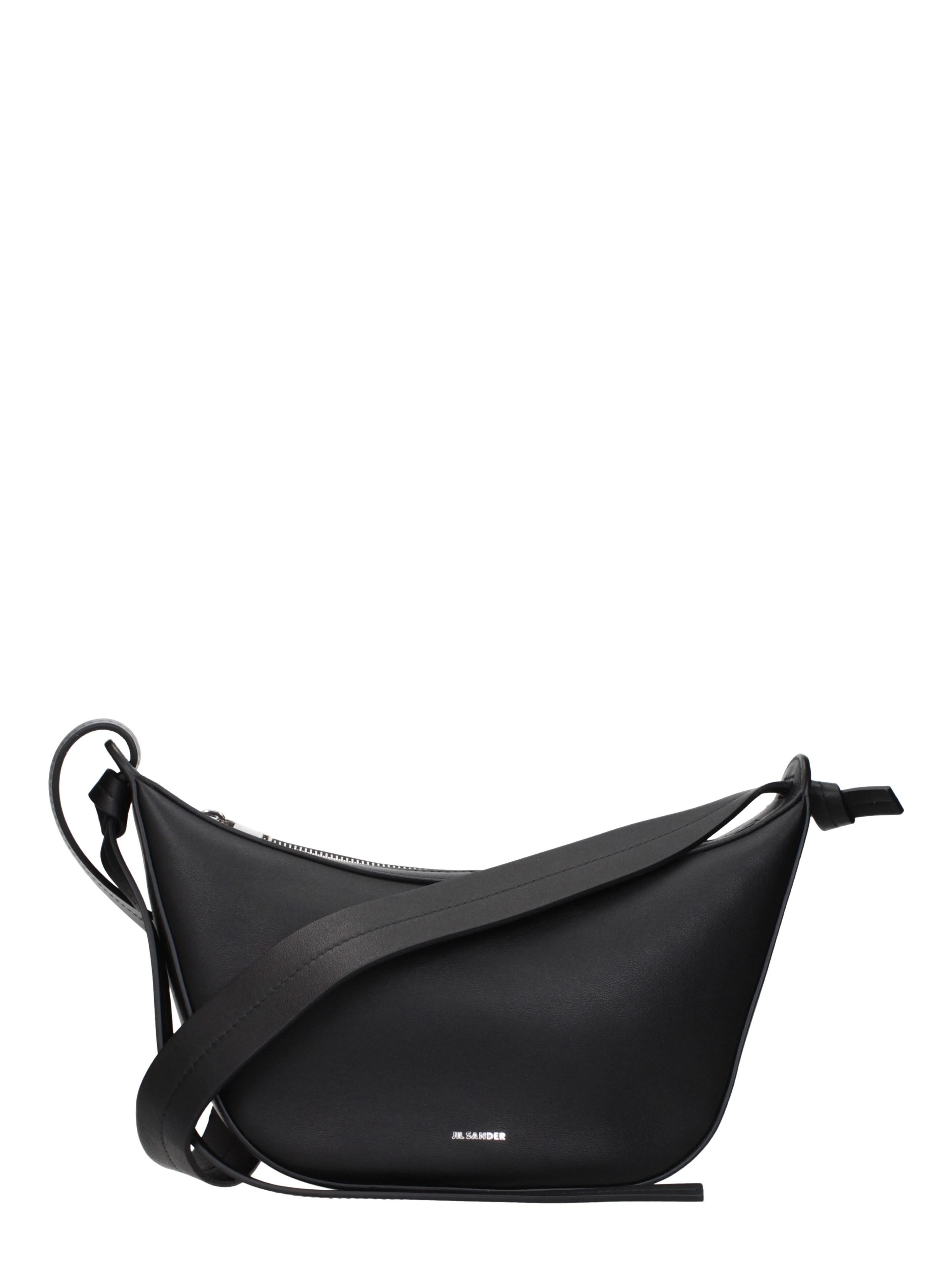 Black Leather Shoulder Bag