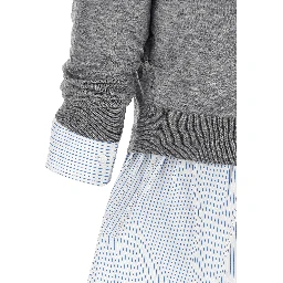 Gray Wool Blouse