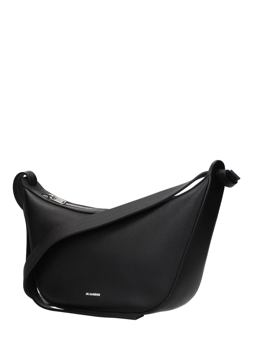 Black Leather Shoulder Bag