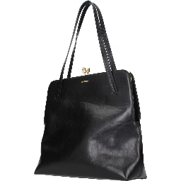 Black Leather Shoulder Bag