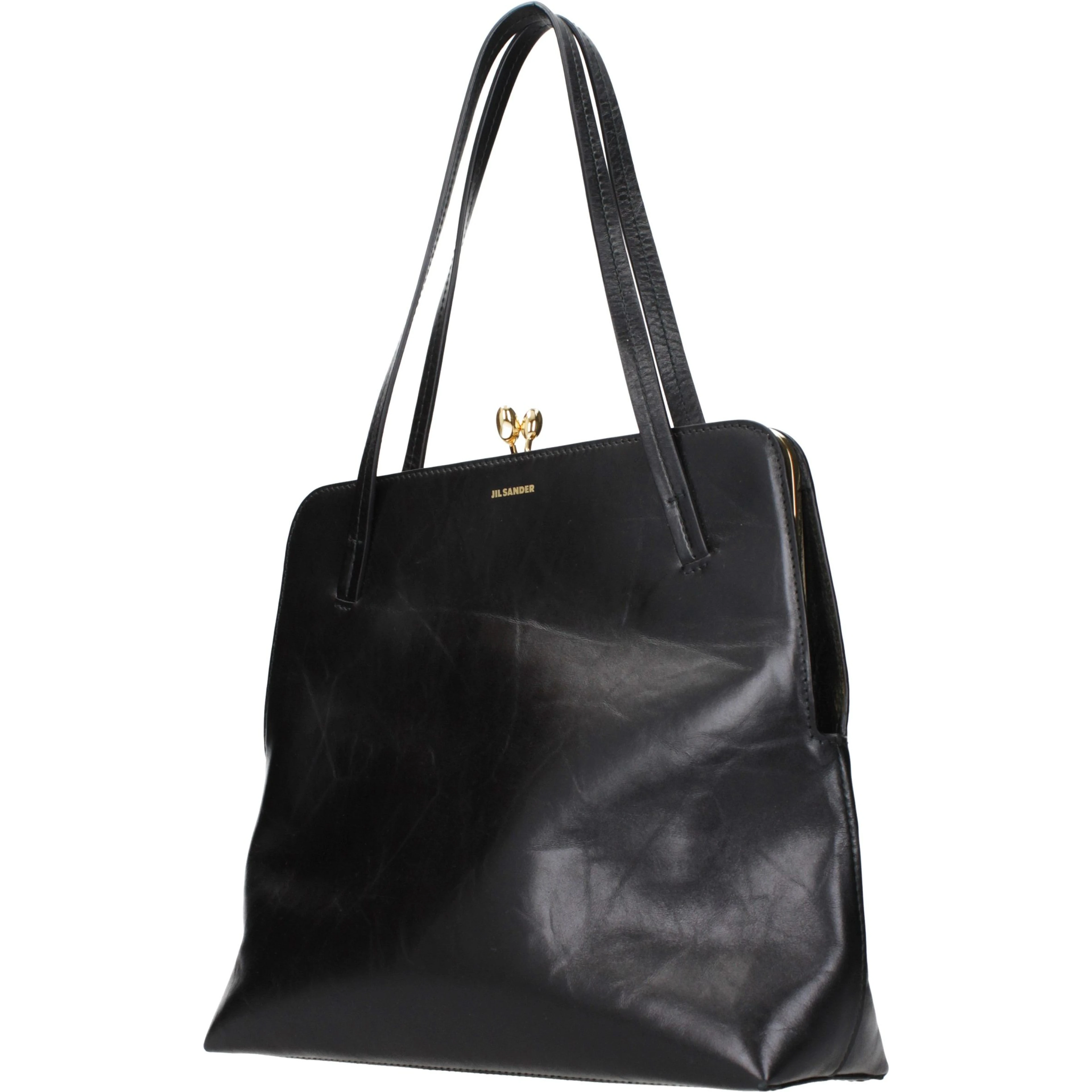 Black Leather Shoulder Bag