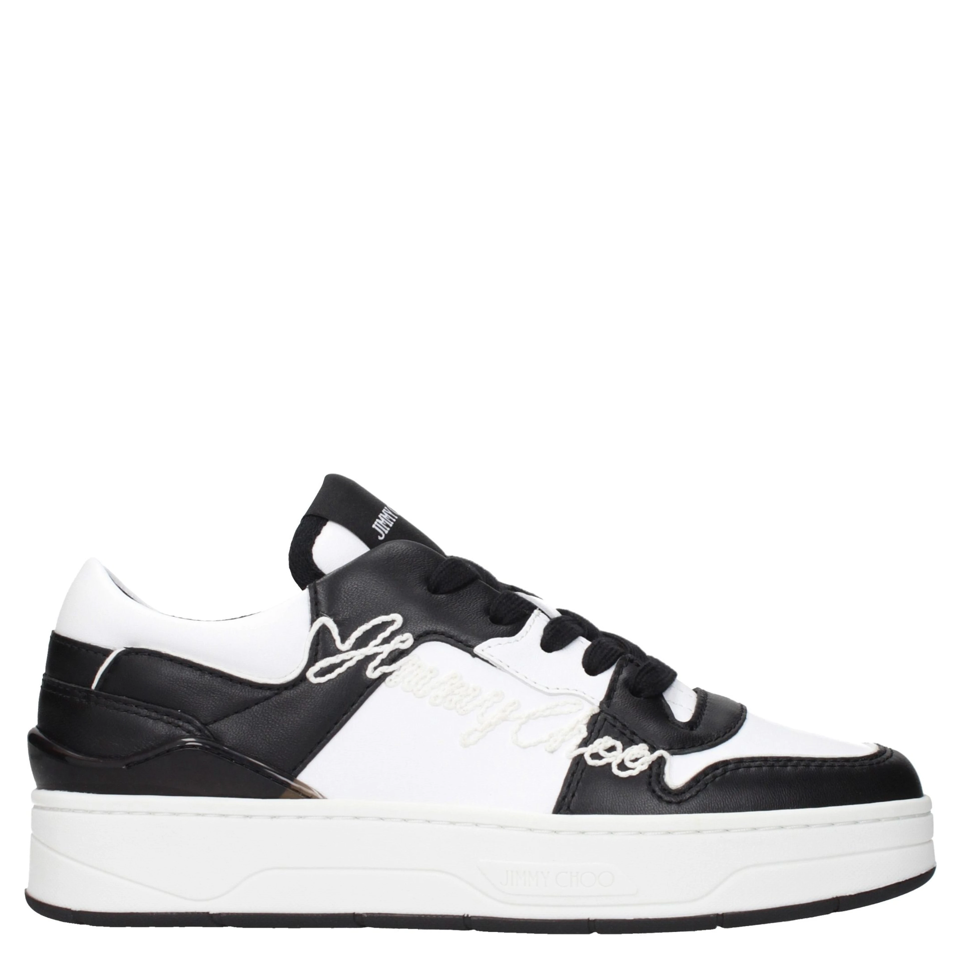 Black Leather Low Top Sneakers