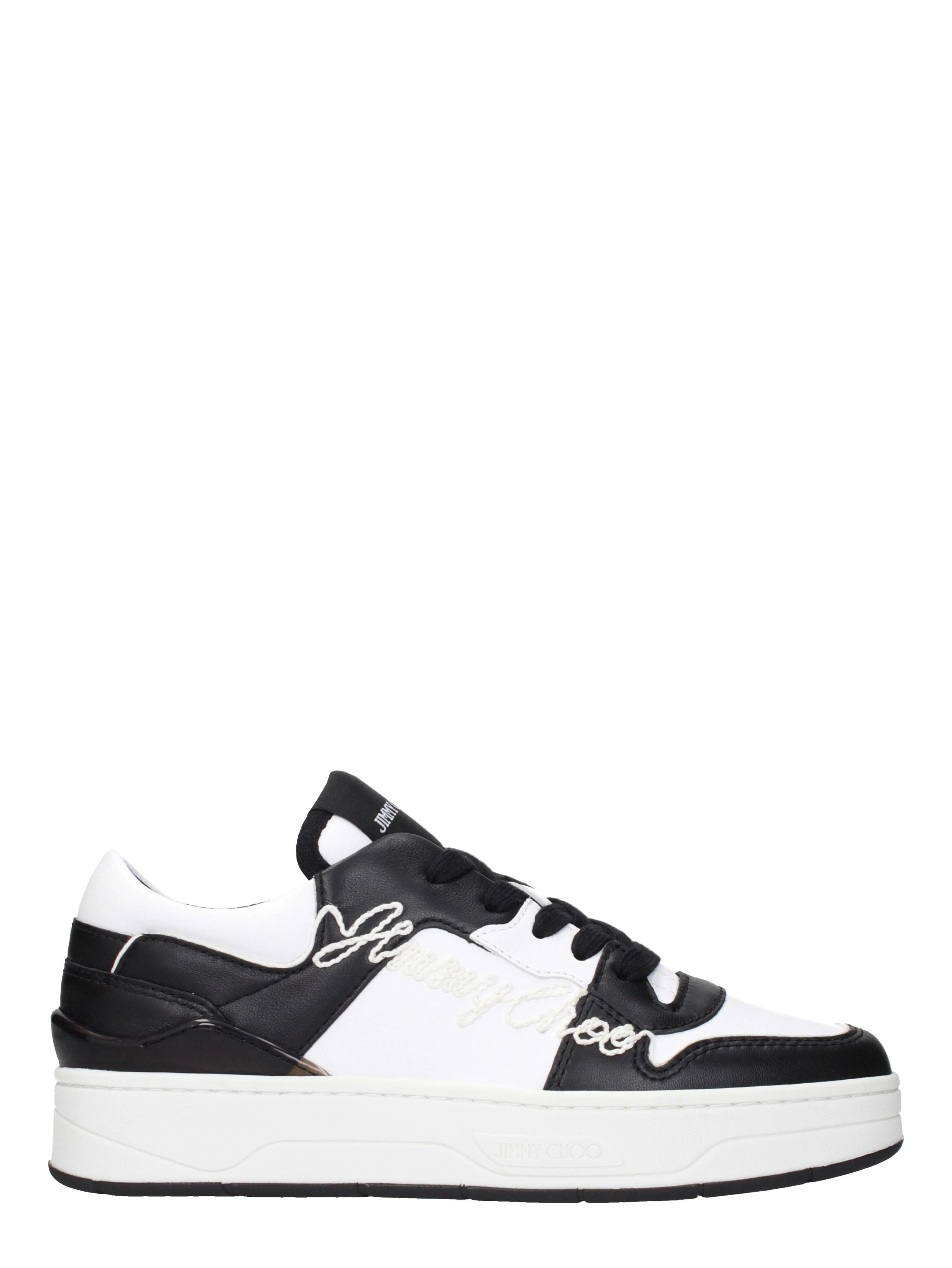 Black Leather Low Top Sneakers