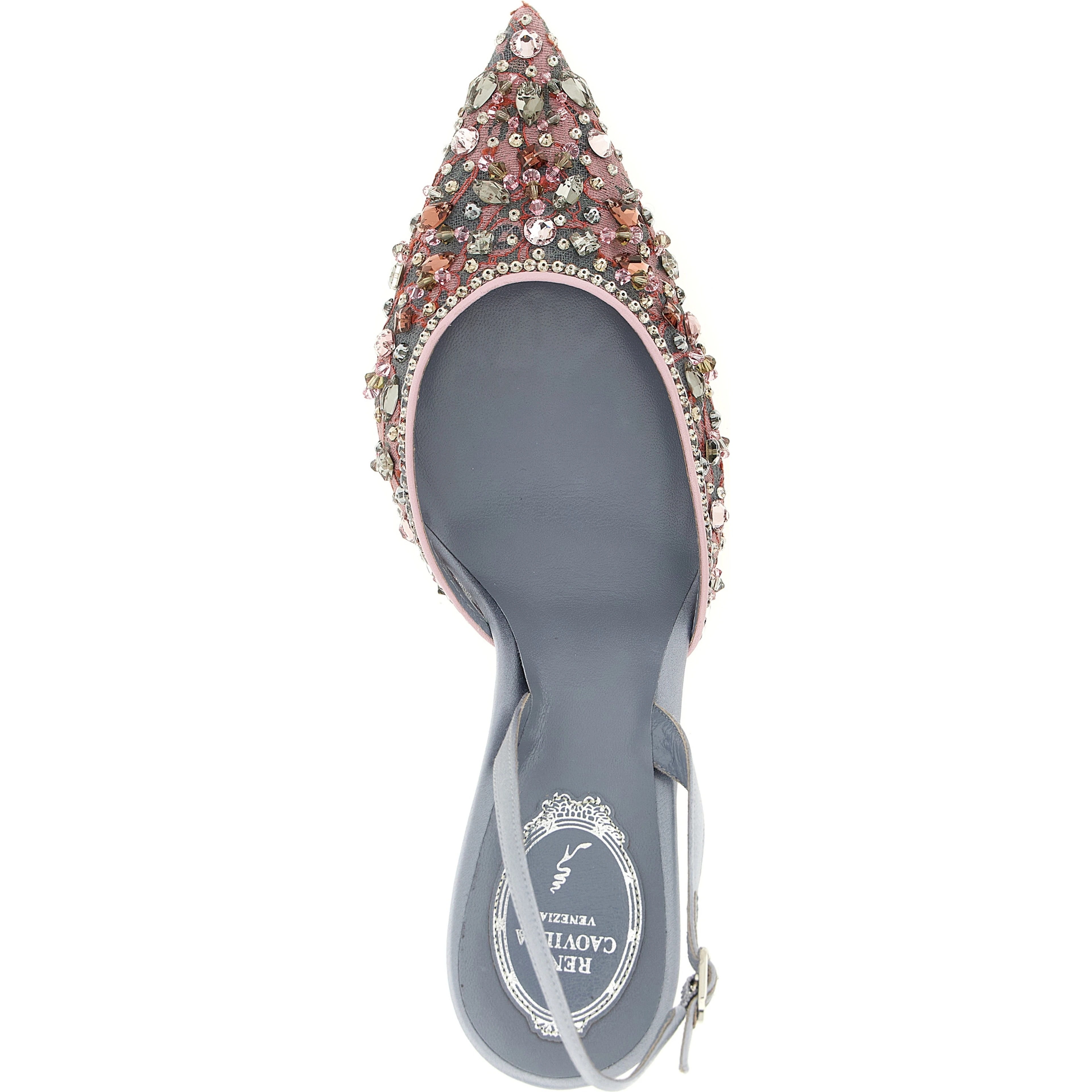 Multicolor Glass High Heel Pumps