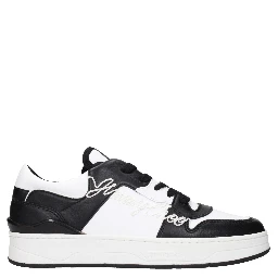 Black Leather Sneakers