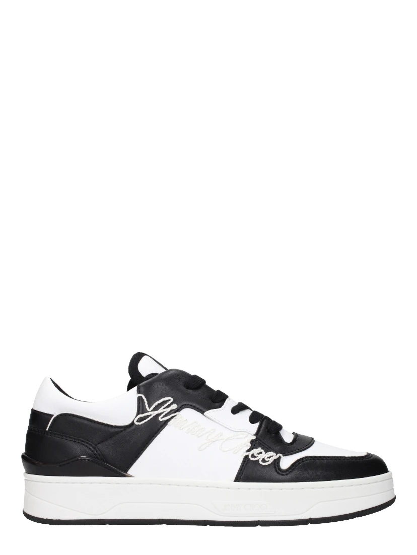 Black Leather Sneakers