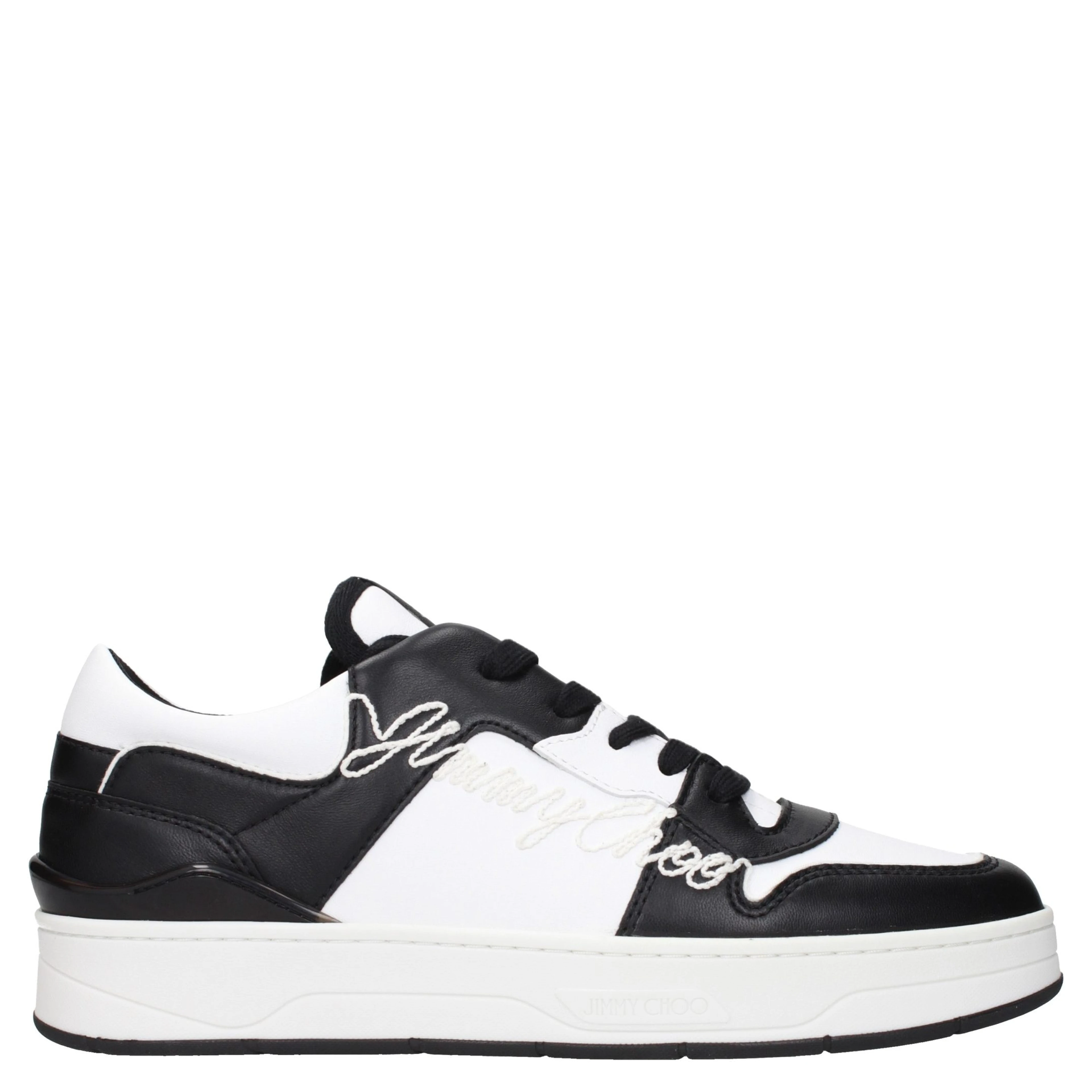 Black Leather Sneakers