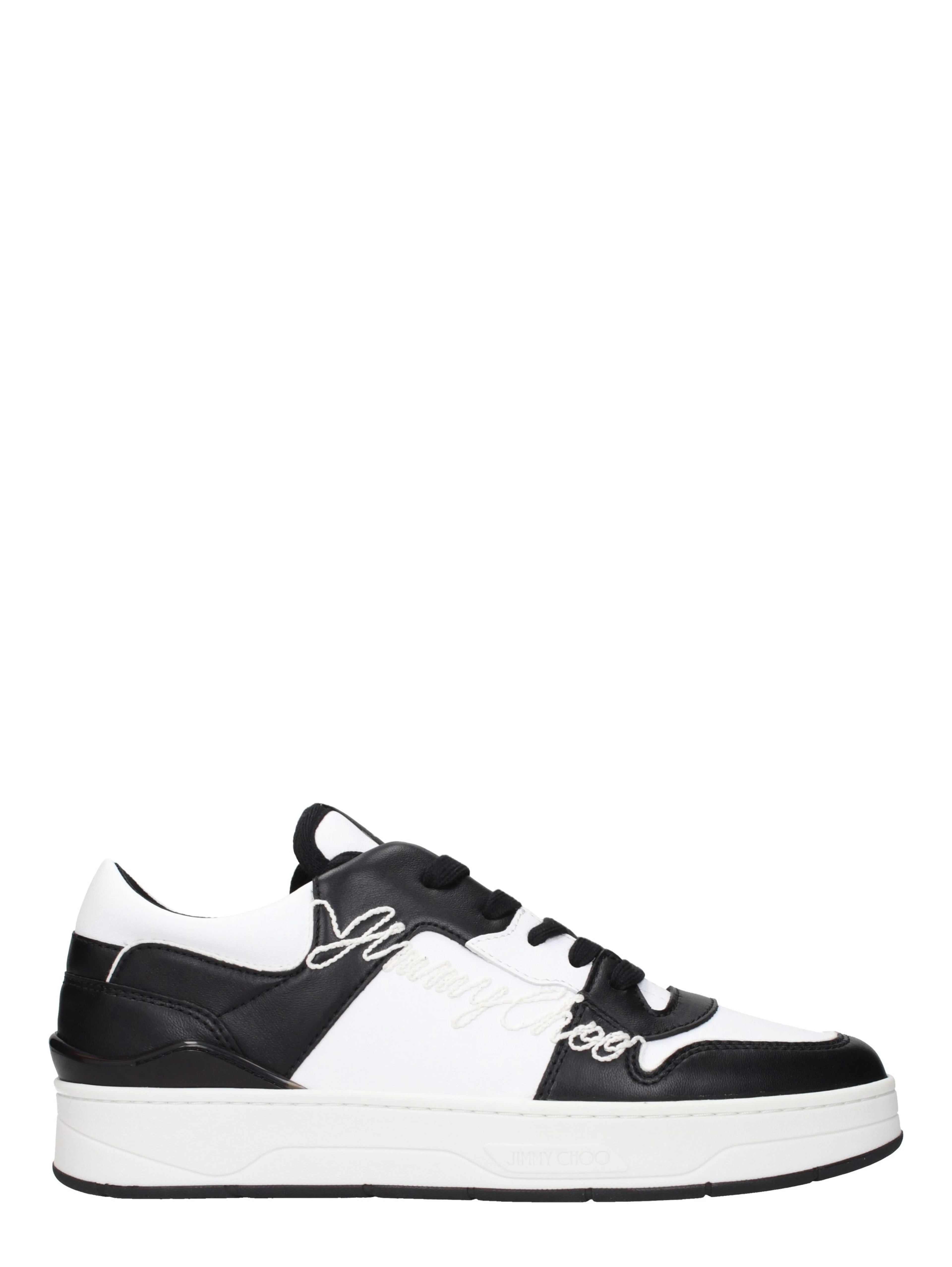 Black Leather Sneakers