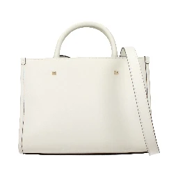 White Leather Handbag