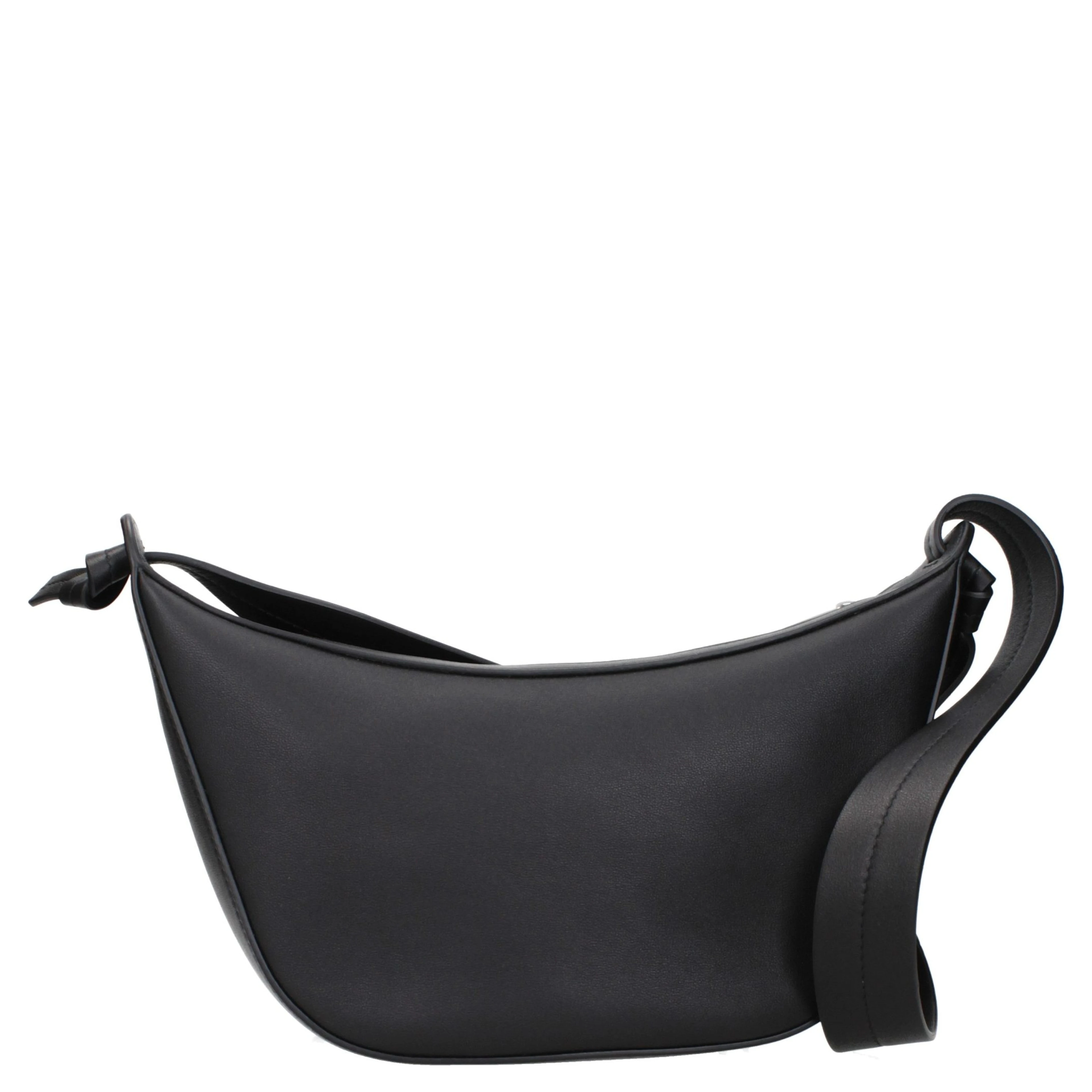 Black Leather Shoulder Bag