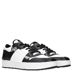 Black Leather Sneakers