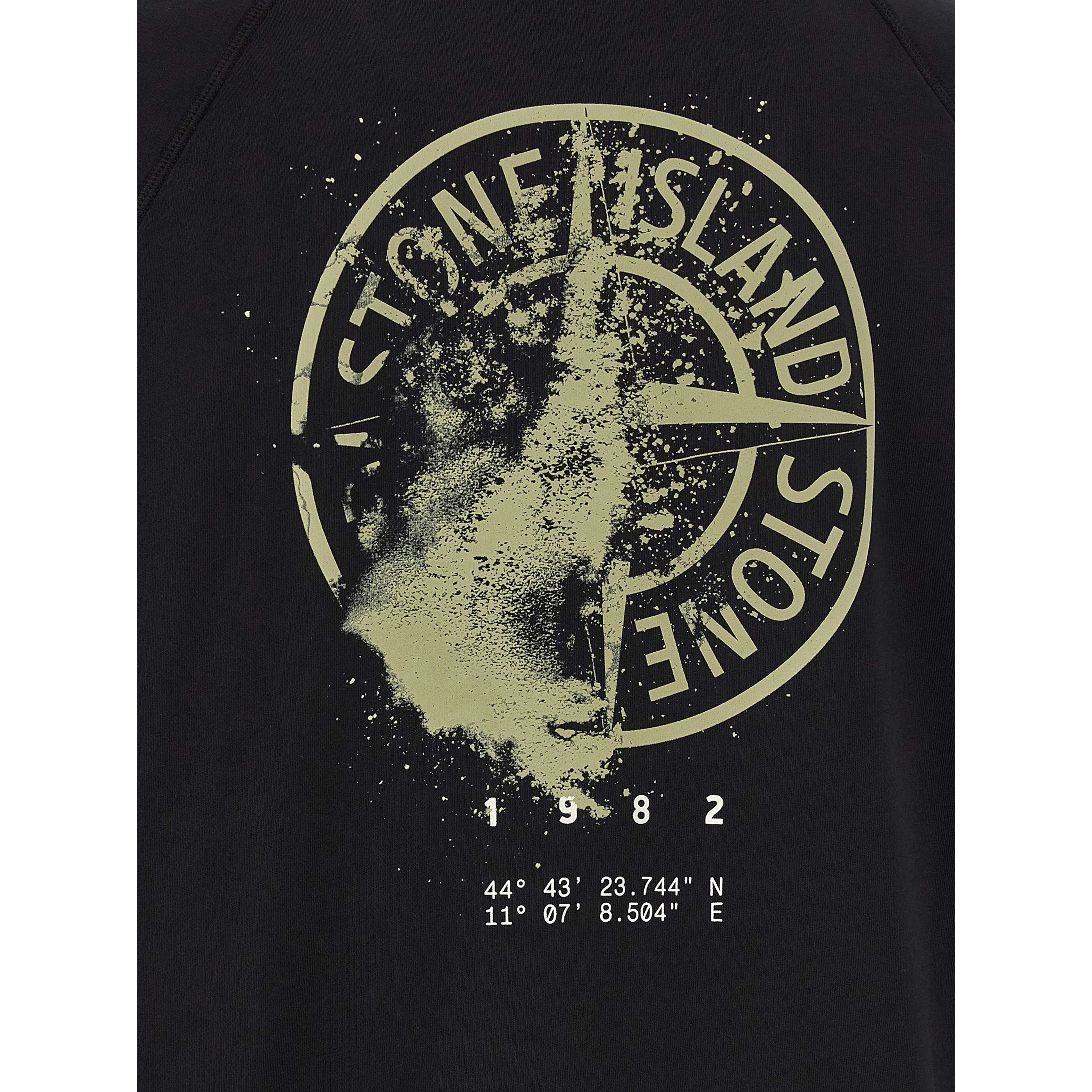 Black Cotton Sweatshirt