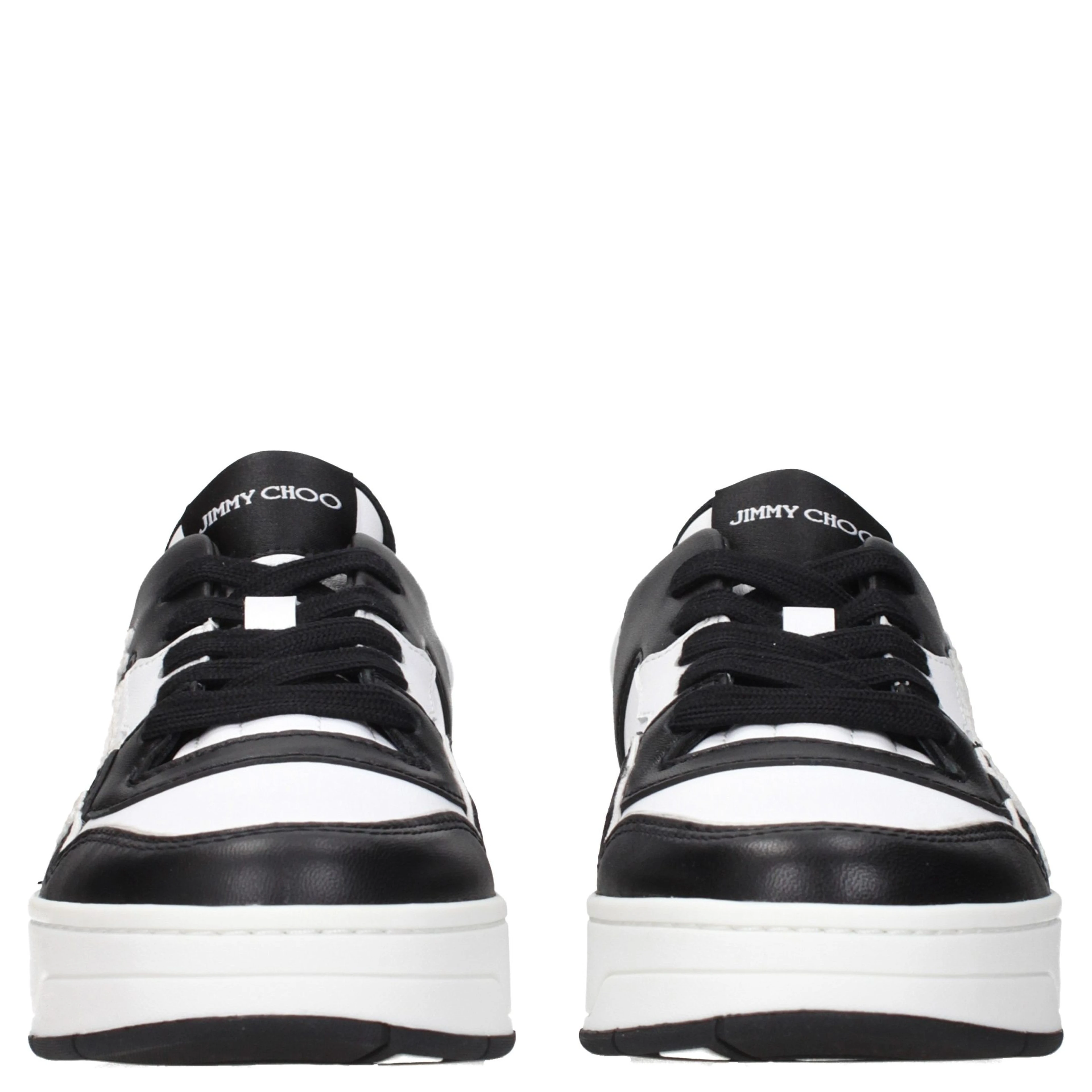 Black Leather Low Top Sneakers