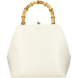 Beige Leather Handbag