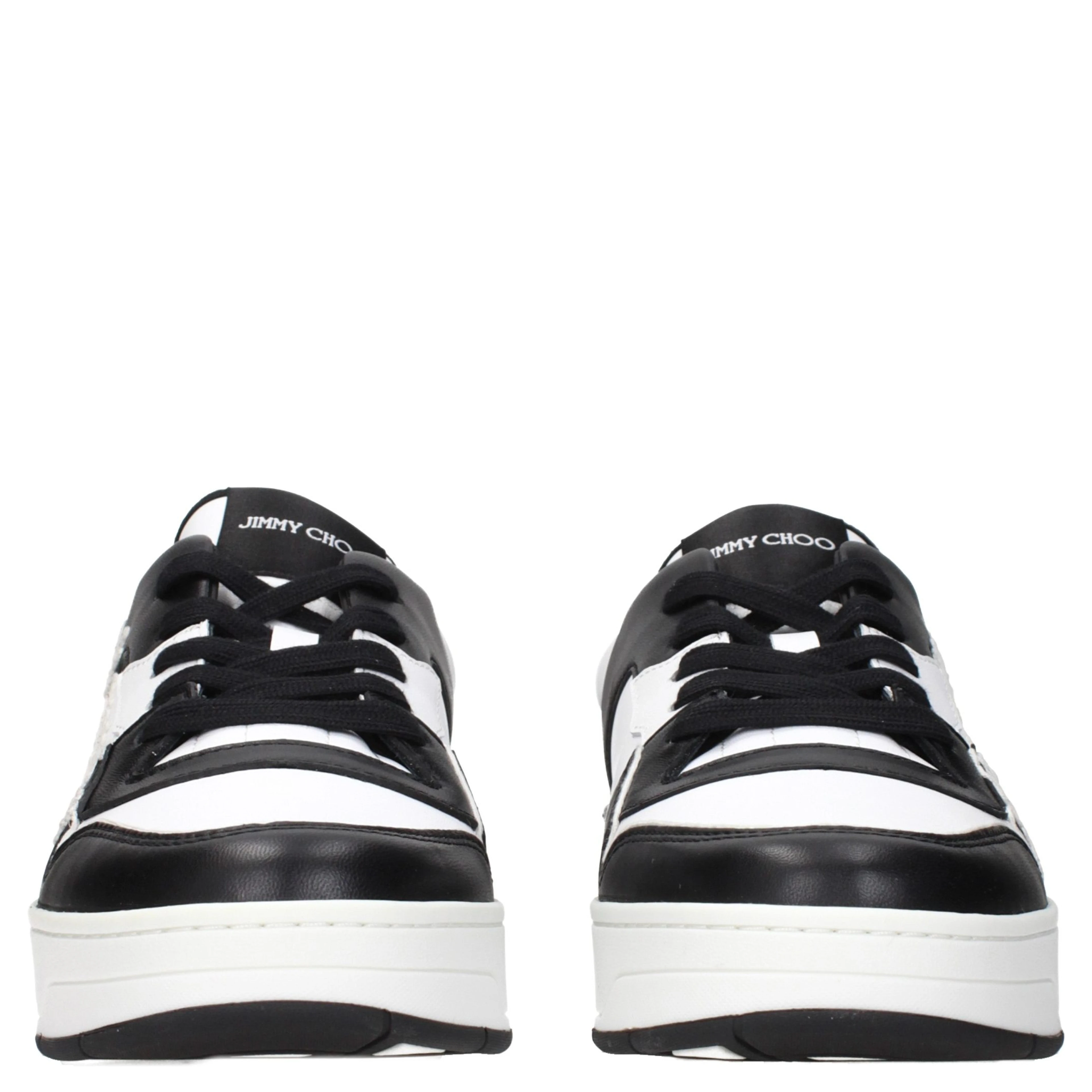 Black Leather Sneakers