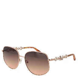 Rose Gold Metal Sunglasses