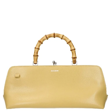 Yellow Leather Crossbody Bag