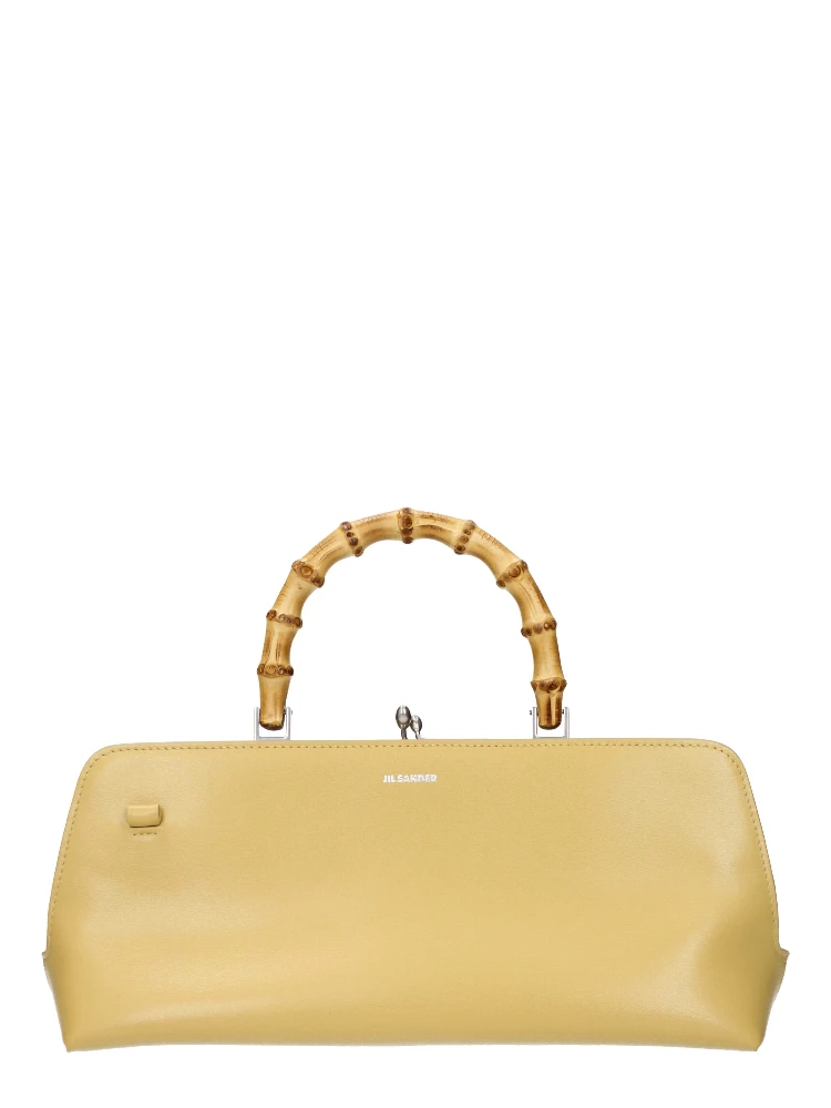 Yellow Leather Crossbody Bag