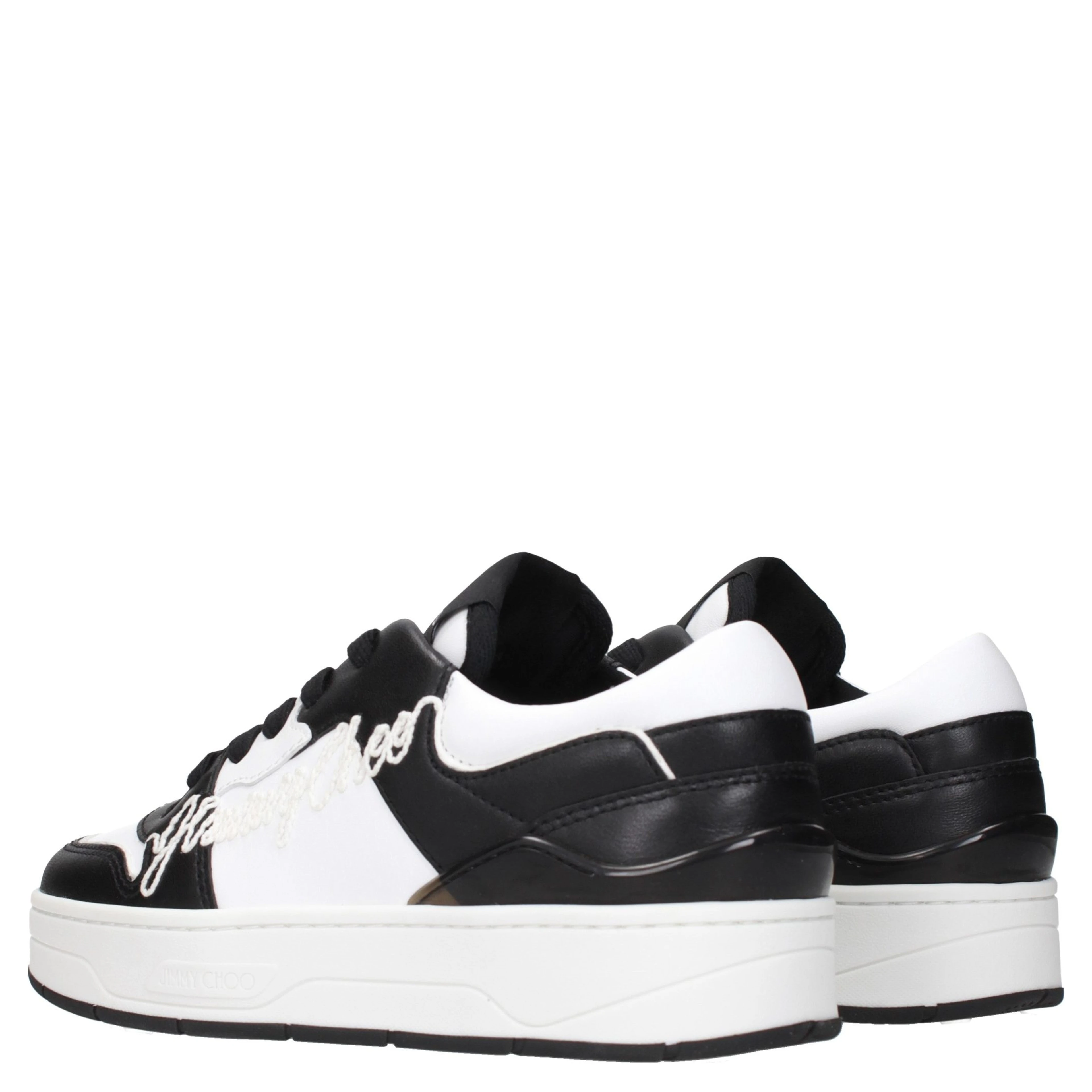 Black Leather Low Top Sneakers