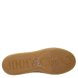 Beige Leather Sneakers