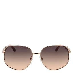 Rose Gold Metal Sunglasses