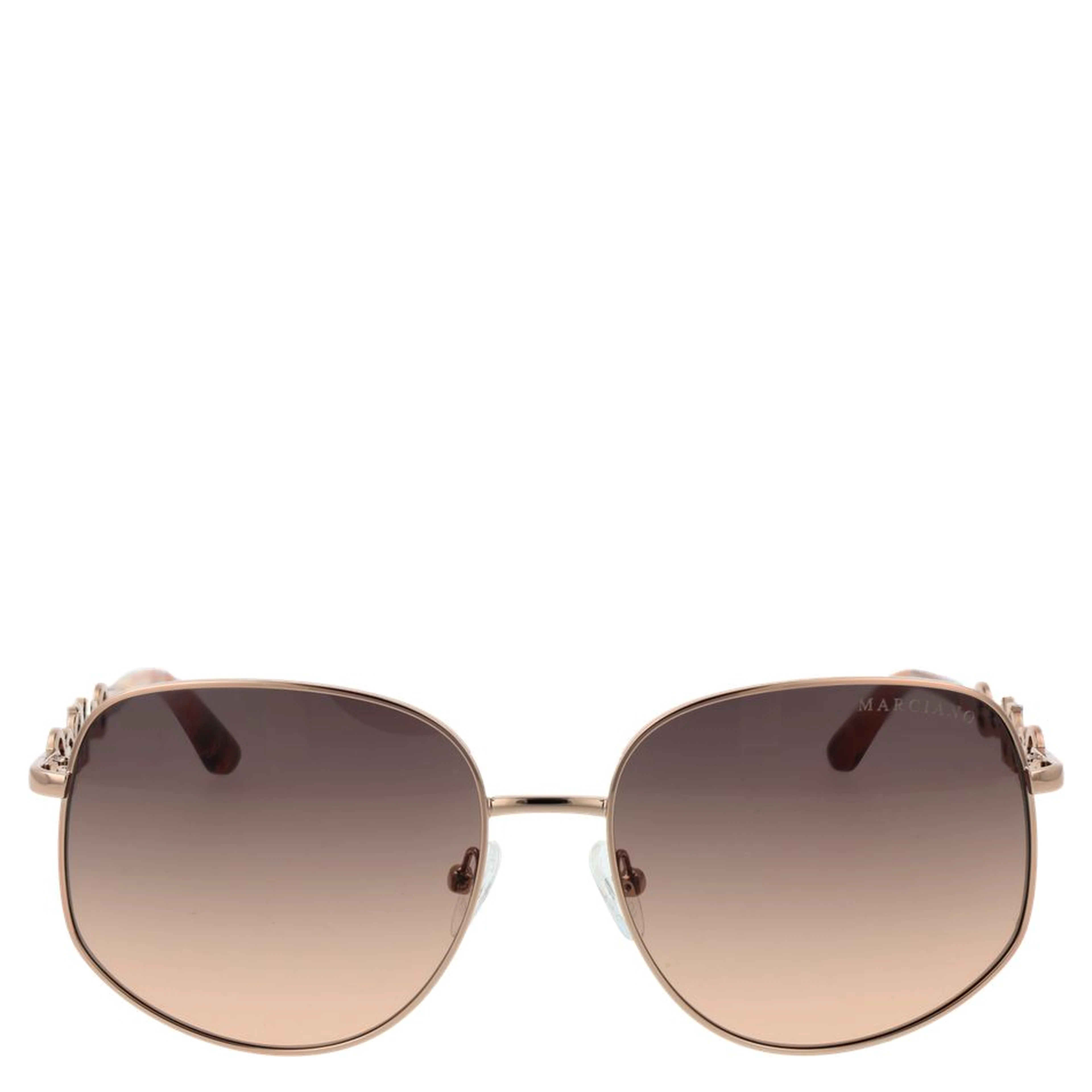 Rose Gold Metal Sunglasses